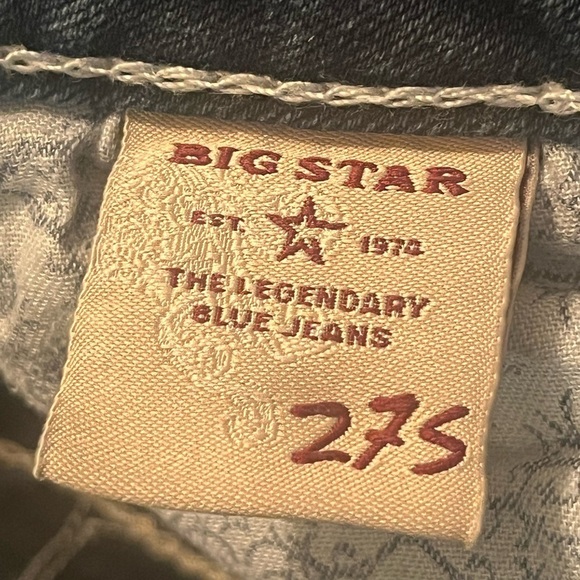 Big Star Legendary Blue Jeans SWEET Ultra Low Rise Sz 27S Bootcut Jeans - Picture 10 of 10